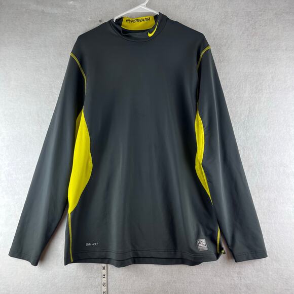 Nike Bundle X2 Pro Combat Dri Fit Fitted Hyperwarm Long Sleeve XL Base Wicking - Picture 1 of 16
